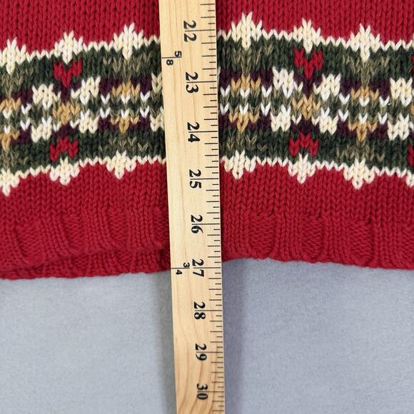 Christmas Sweater Women Petite Sz Sm Cardigan Embroidered Festive Holiday Party - Picture 14 of 15